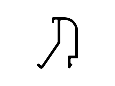 Contravidrio curvo 12 mm.